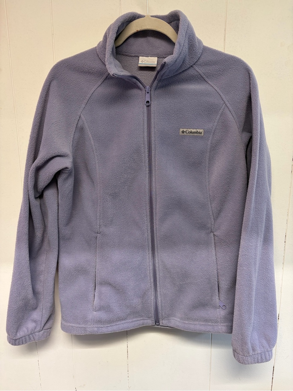 Columbia Women Lavender Full-Zip Fleece Jacket
